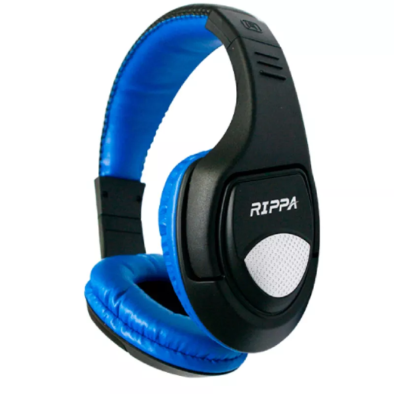 Audifono Con Microfono Rippa Hs-03bl Azul