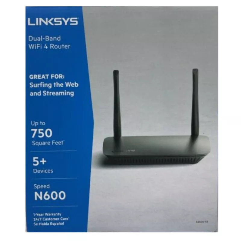 Router Inalámbrico Linksys N600 (E2500-4B)