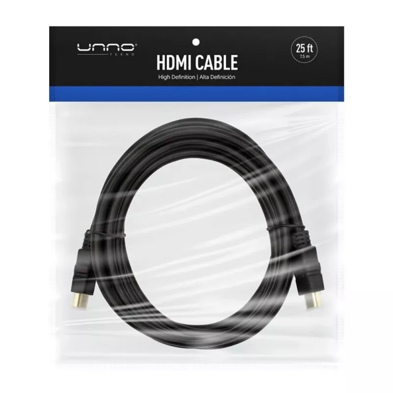 CABLE HDMI UNNO TEKNO  7.5M (CB4125BK)