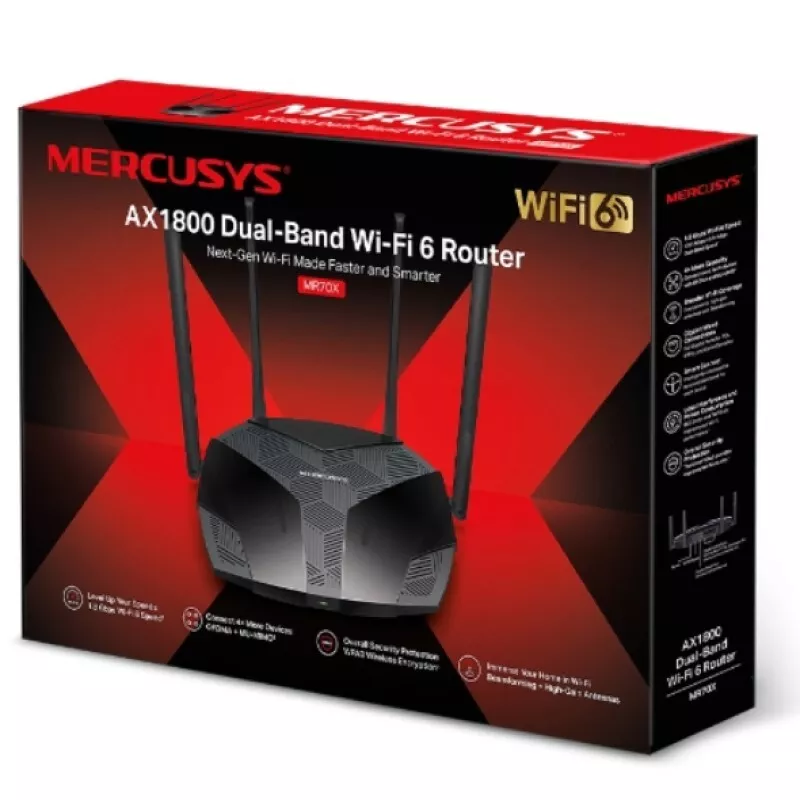 Router Mercusys AX1800 (MR70X)