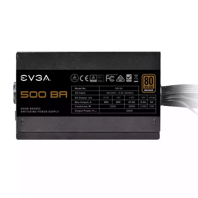 FUENTE ATX 500W BA EVGA (100-BA-0500-K1)