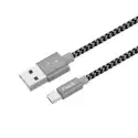 CABLE MICRO USB HAVIT HV-CB727X 1.0M 2.1A GRIS