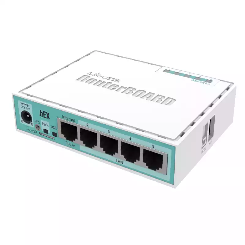 Router MikroTik RB750GR3 Hex series