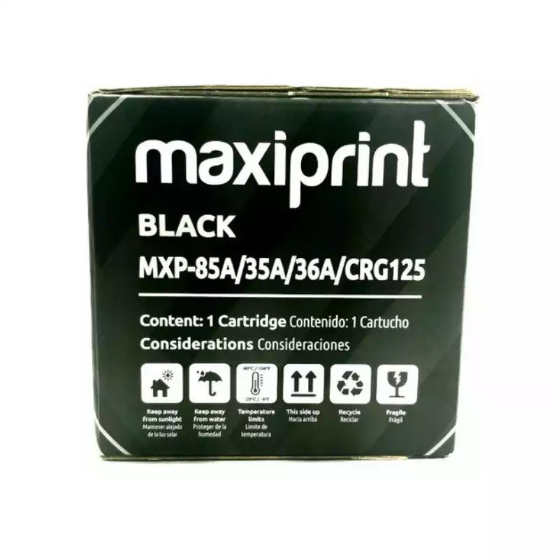 TONER MAXIPRINT MXP-85A/35A/36A/CRG125 NEGRO