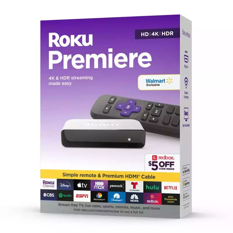 Roku Premiere 3920RW-SW 4K UHD & HDR