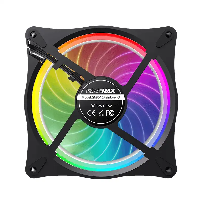 Ventiladores para case Gamemax Rainbow RL300 3 pack
