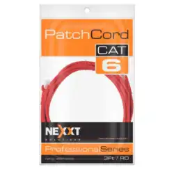 Cable Red Nexxt CAT6 2M Rojo (AB361NXT14)